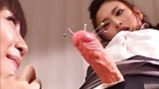 【堀口奈津美 村上里沙】ol2人のふたなりレズ動画。謎の植物に熱い日本の性交